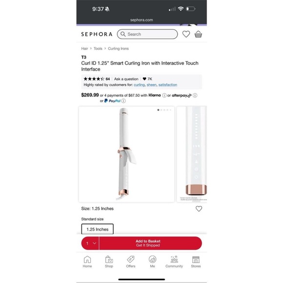 T3 Curling Iron 1.25” - Picture 5 of 8